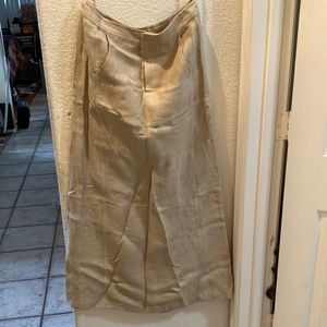 Company Ellen Tracy floor length linen skirt 10